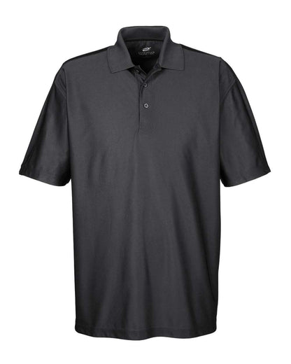 UltraClub Men's Cool & Dry Elite Performance Polo 8415 #color_Black
