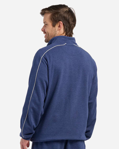 Boxercraft Men's French Terry Quarter-Zip Pullover BM5204 #colormdl_Navy Heather