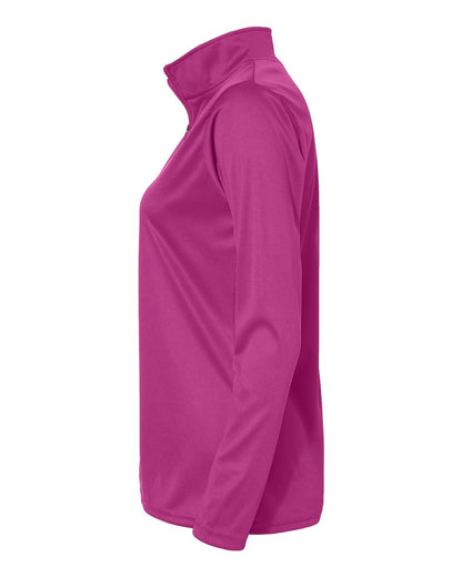 C2 Sport Women's Quarter-Zip Pullover 5602 #color_Hot Pink