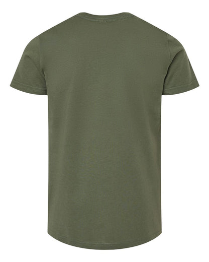 BELLA + CANVAS Youth Jersey Tee 3001Y #color_Military Green