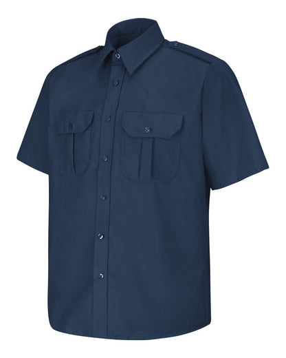 Red Kap Men's Short Sleeve Security Shirt SP66 #color_Navy