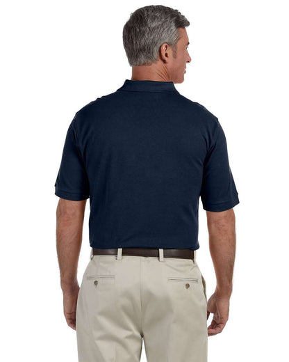 Harriton Men's Tall Cotton Pique Polo M200T #colormdl_Navy