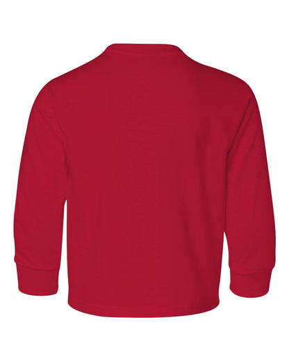 JERZEES Youth Dri-Power® Long Sleeve 50/50 T-Shirt 29BLR #color_True Red