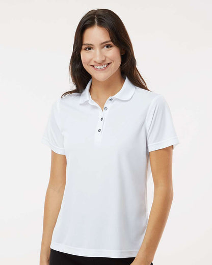 Paragon Women's Saratoga Performance Mini Mesh Polo 104 #colormdl_White