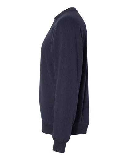 Independent Trading Co. Unisex Special Blend Raglan Crewneck Sweatshirt PRM30SBC #color_Classic Navy