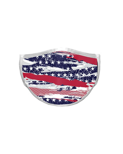Alleson Athletic 3-Ply Sublimated Mask JBM100 #color_Abstract Flag
