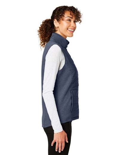 Devon & Jones Women's New Classics® Charleston Hybrid Vest DG706W #colormdl_Navy Melange/ Navy