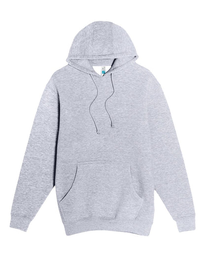 Lane Seven Unisex Heavyweight Pullover Hooded Sweatshirt LS19001 #color_Heather Grey