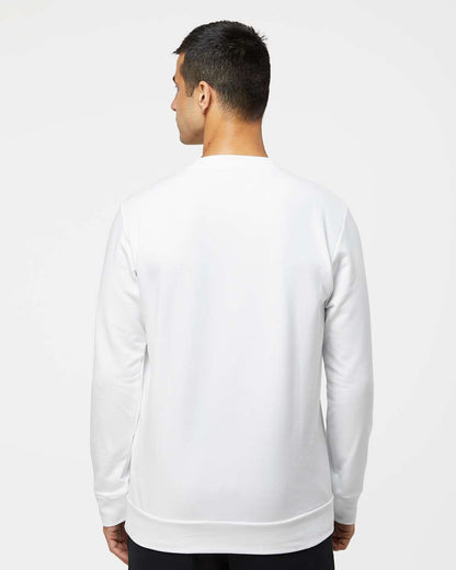 Adidas Unisex Fleece Crewneck Sweatshirt A434 #colormdl_White
