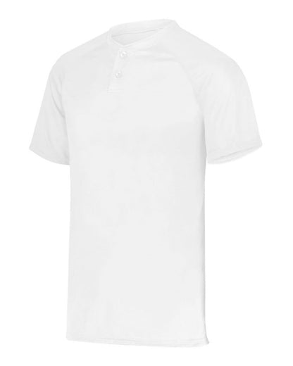 Augusta Sportswear Attain Two-Button Jersey 1565 #color_White