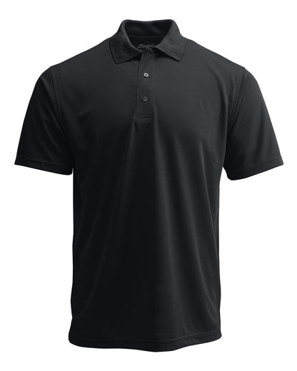 Paragon Youth Saratoga Performance Mini Mesh Polo 108Y #color_Black