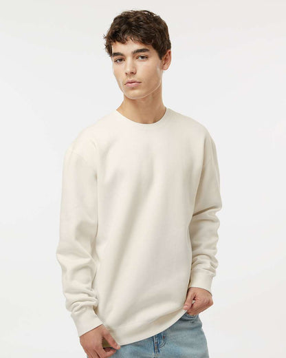 Independent Trading Co. Heavyweight Crewneck Sweatshirt IND3000 #colormdl_Bone