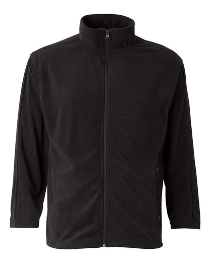 Sierra Pacific Men's Microfleece Full-Zip Jacket 3301 #color_Onyx Black