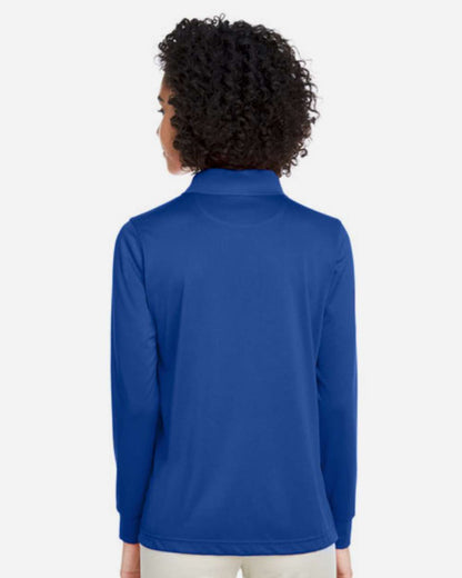 Harriton Women's Advantage Snag Protection Plus IL Long Sleeve Polo M348LW #colormdl_True Royal