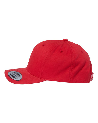YP Classics CVC Snapback Cap 6389 #color_Red