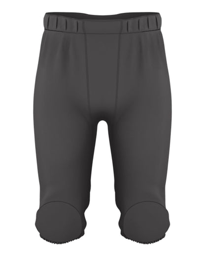 Alleson Athletic Youth Integrated Knee Pad Football Pants 682PY #color_Charcoal