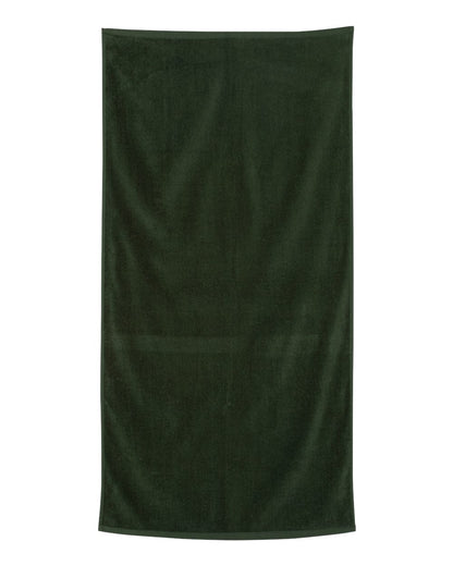 Q-Tees Velour Beach Towel QV3060 #color_Forest