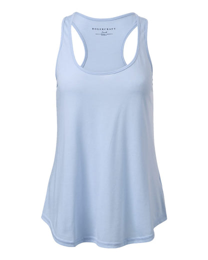 Boxercraft Women's Essential Racerback Tank Top BW2502 #color_Skye Blue