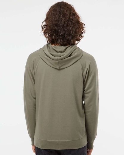 Independent Trading Co. Icon Lightweight Loopback Terry Hooded Sweatshirt SS1000 #colormdl_Olive