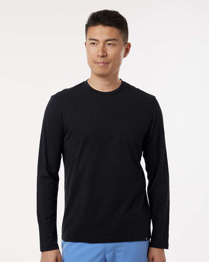Jaanuu Men's RegenX Cotton Underscrub Long Sleeve T-Shirt M30002U #colormdl_Black