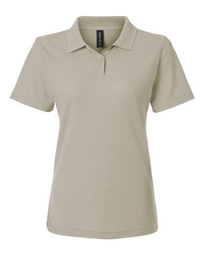 AllPro Women's Pique Polo 62800L #color_Sand