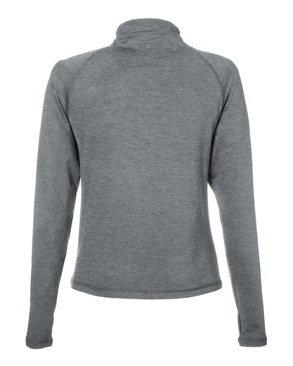 Glyder Women's Fairway Marbled Jersey Quarter-Zip Pullover PDP8023 #color_Carbon Marble