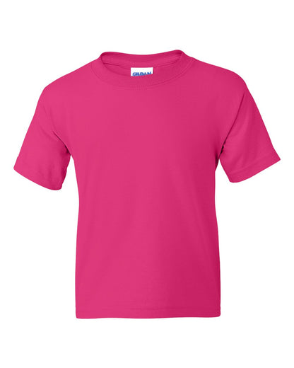 Gildan Youth DryBlend® T-Shirt 8000B #color_Heliconia