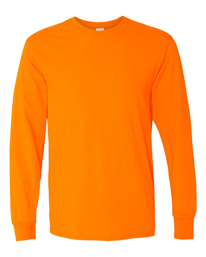 Gildan Heavy Cotton™ Long Sleeve T-Shirt 5400 #color_Safety Orange