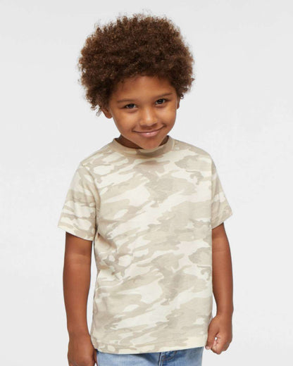 Rabbit Skins Toddler Fine Jersey Tee 3321 #colormdl_Natural Camo