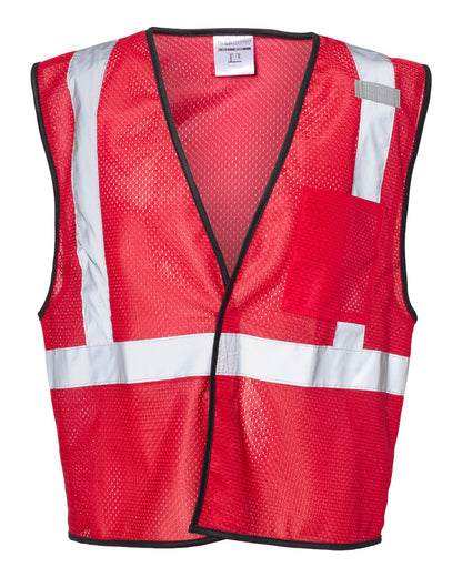 Kishigo Unisex EV Series® Enhanced Visibility Non-ANSI Vest B120-131 #color_Red - B122