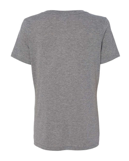 BELLA + CANVAS Women's Relaxed Triblend Short Sleeve V-Neck Tee 6415 #color_Grey Triblend