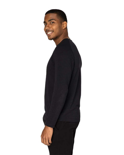 Threadfast Apparel Unisex Impact Long-Sleeve T-Shirt 382LS #colormdl_Black