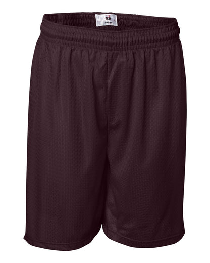 Badger Pro Mesh 7" Shorts 7207 #color_Maroon