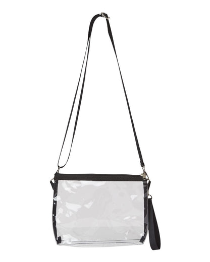 Liberty Bags Classic Clear Stadium Purse/Handbag 5785 #color_Black