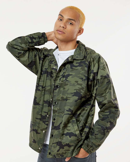 Burnside Mentor Coach's Jacket 9718 #colormdl_Green Camo