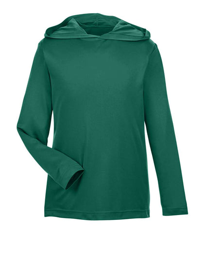 Team 365 Youth Zone Performance Hooded T-Shirt TT41Y #color_Sport Forest