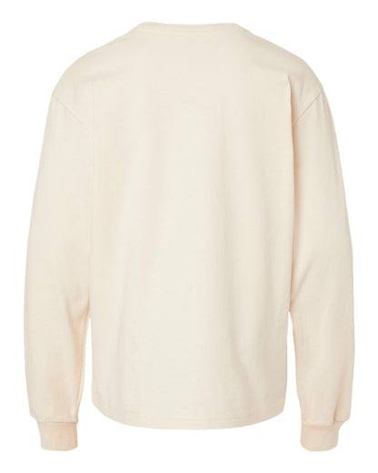 BELLA + CANVAS Youth 6oz. Heavyweight Long Sleeve Tee 3511Y #color_Natural