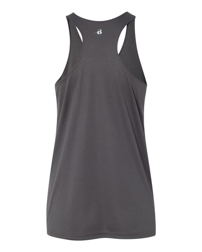 Badger Women’s B-Core Racerback Tank Top 4166 #color_Graphite