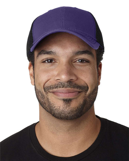 Adams Headwear Fairway Cap FA102 #colormdl_Purple/ Black