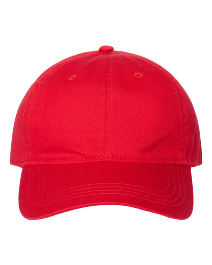 CAP AMERICA Relaxed Golf Dad Hat i1002 #color_Red