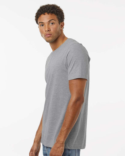 Tultex Combed CVC T-Shirt 602CVC #colormdl_Heather Grey