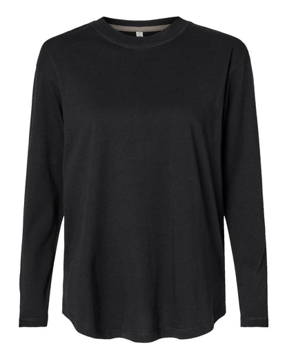 LAT Women's Fine Jersey Long Sleeve Tee 3508 #color_Black