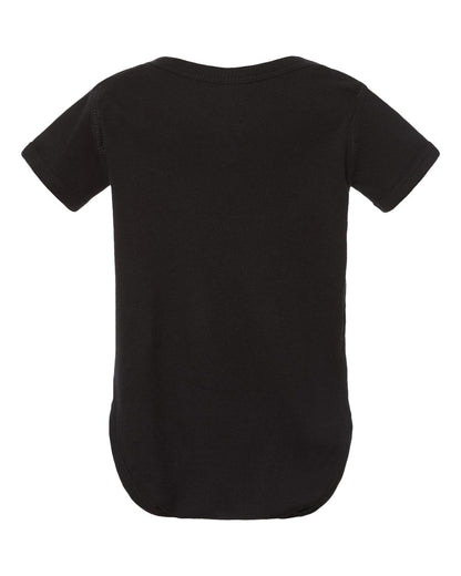 Rabbit Skins Infant Baby Rib Bodysuit 4400 #color_Black
