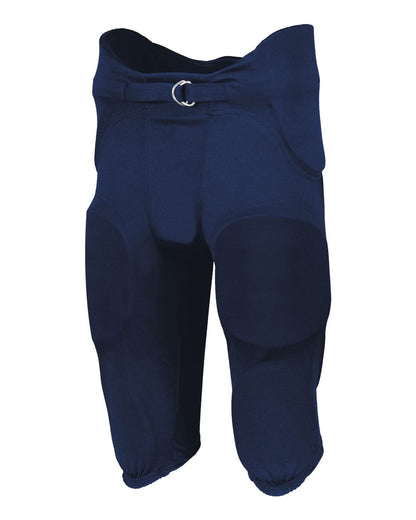 Russell Athletic Unisex Integrated 7-Piece Padded Football Pants F25PFM #color_Navy