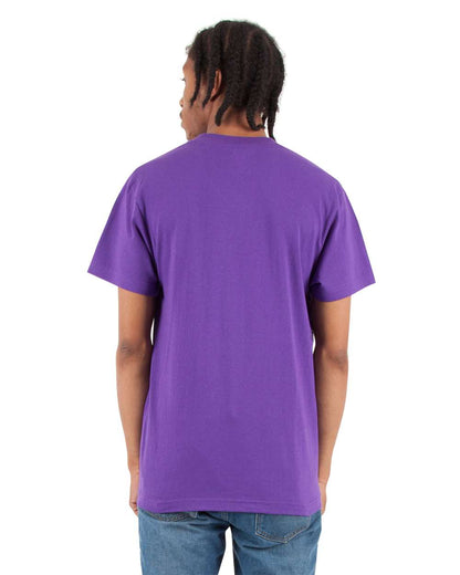 Shaka Wear Unisex V-Neck T-Shirt SHVEE #colormdl_Purple