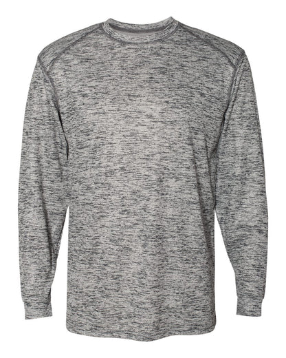 Badger Tonal Blend Long Sleeve T-Shirt 4174 #color_Graphite Tonal Blend