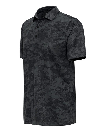 Paragon Men's Monterey Printed Polo 171 #color_Black