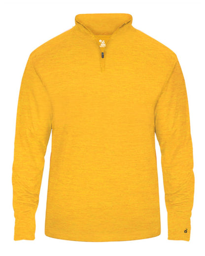 Badger Tonal Blend Quarter-Zip Pullover 4172 #color_Gold Tonal Blend