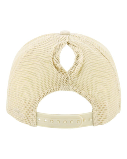 Infinity Her Women's Corduroy Cap JO #color_Vanilla/ Tonal Longhorn/ Vanilla