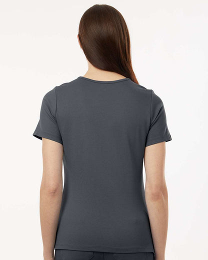 Jaanuu Women's Cesi Ultrasoft Scrub V-Neck Top W30003 #colormdl_Carbon Grey